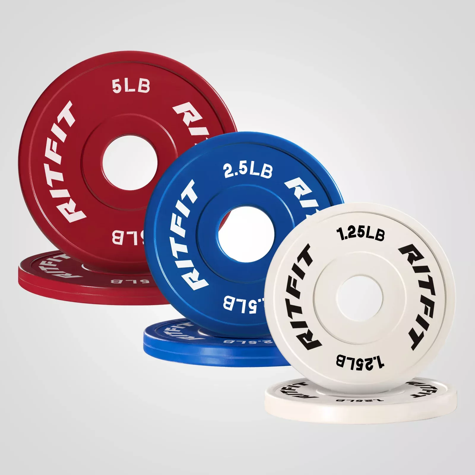 ZoomRitFit Mini Rubber Weight Plates Standard Set