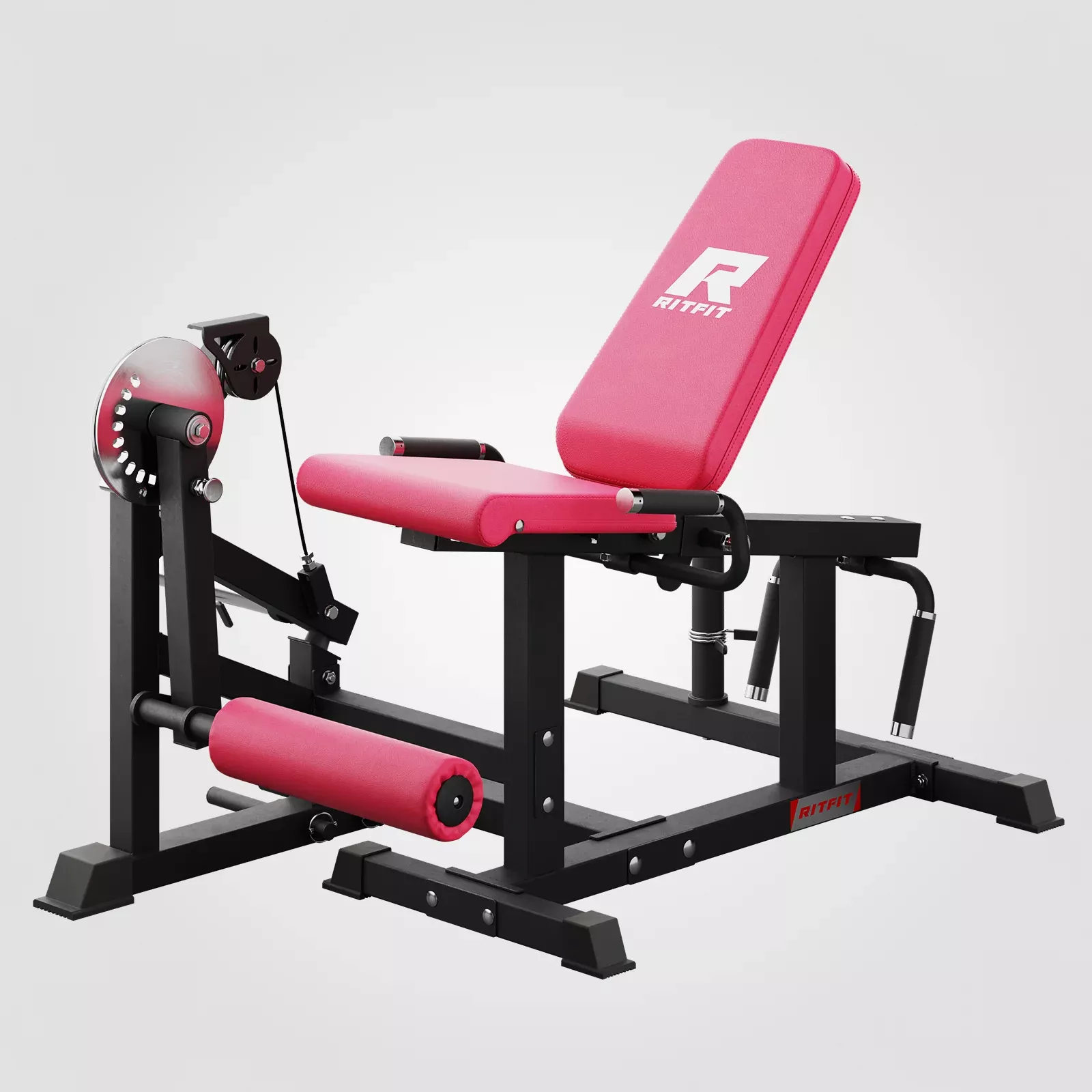 ZoomRitFit Pink PLC01 Leg Extension Curl Machine