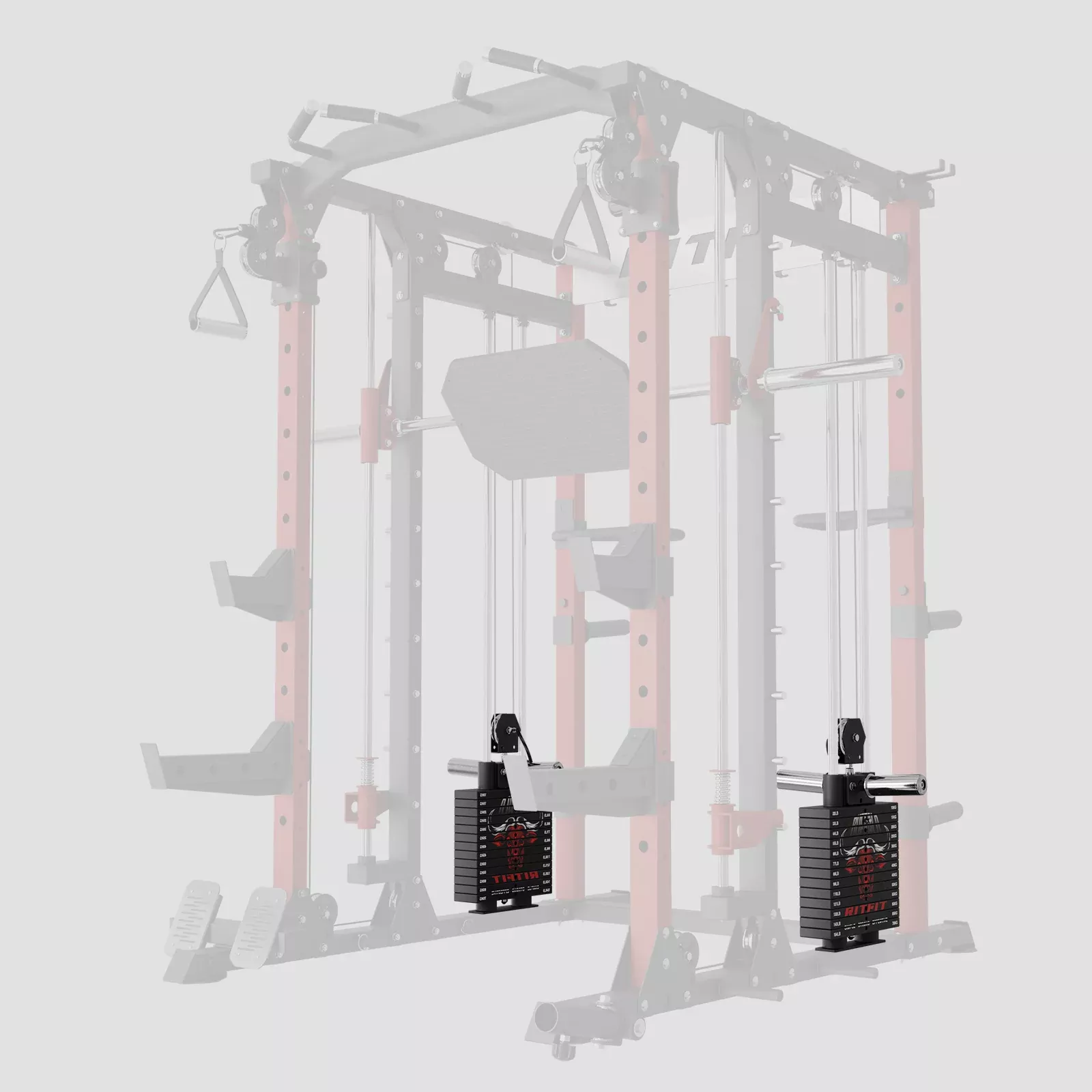 ZoomRitFit WSBFL Weight Stack Set 286lbs for Buffalo